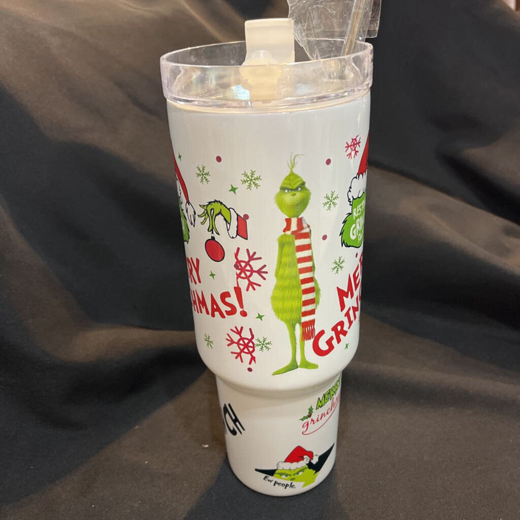 Grinch Face Grinchmas White