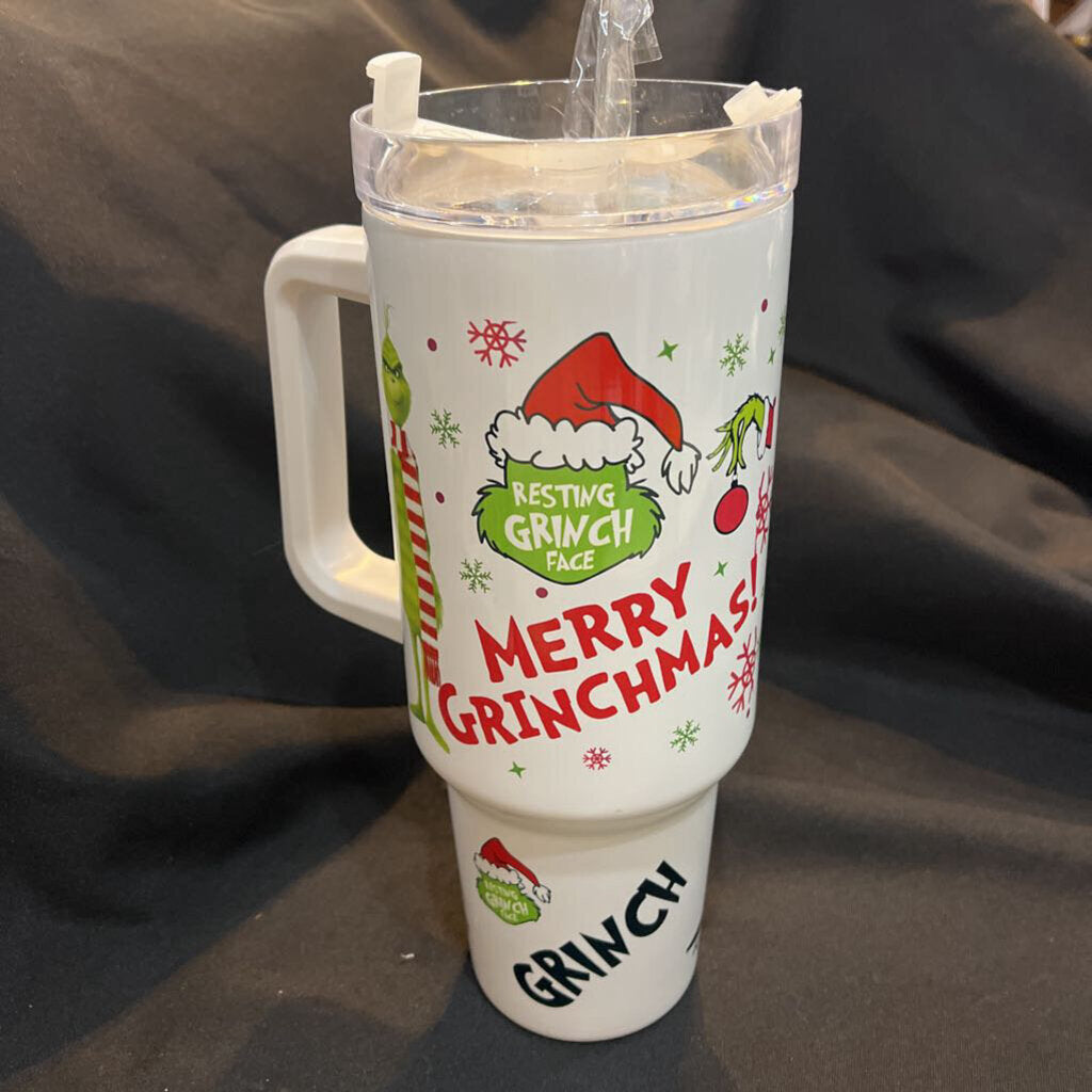Grinch Face Grinchmas White