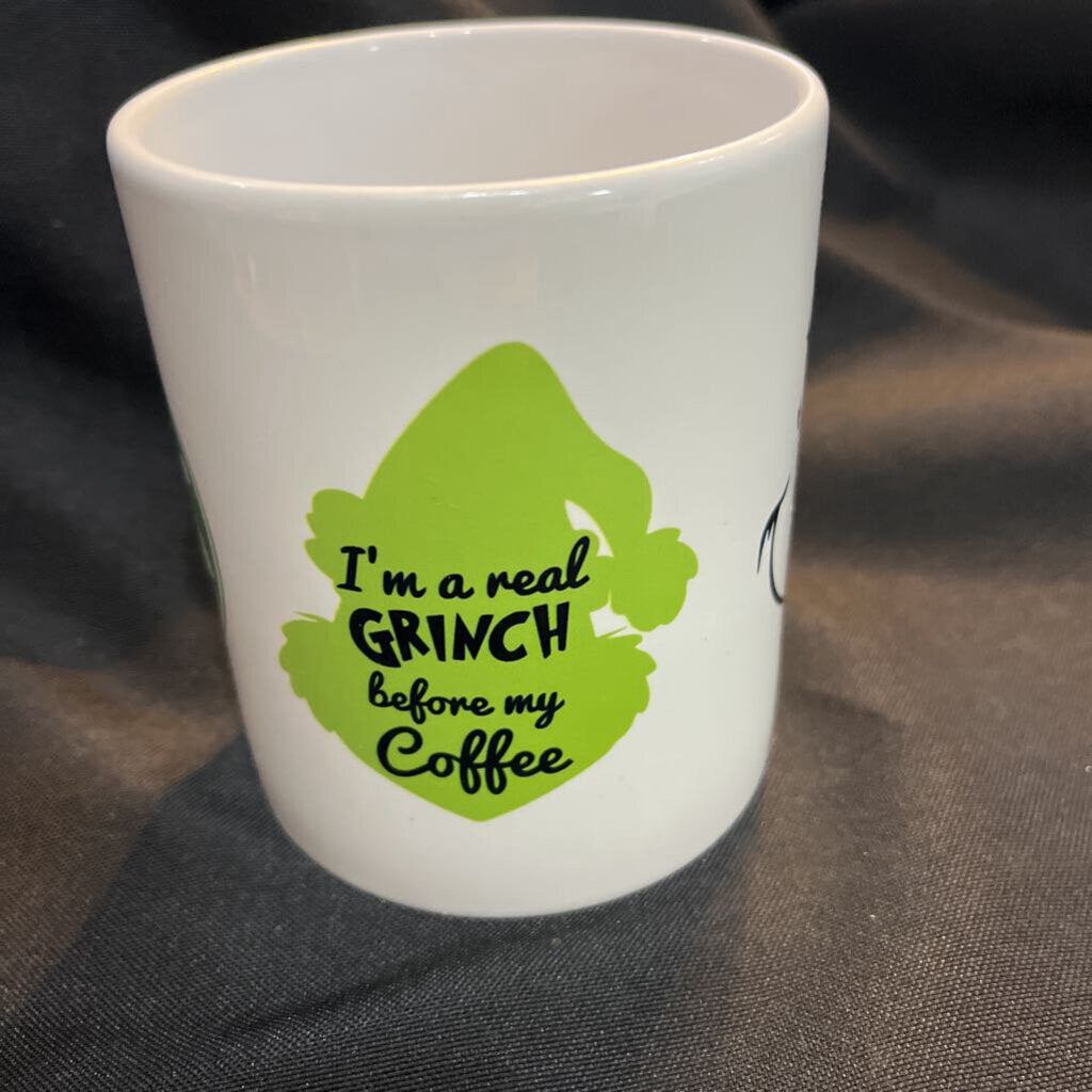Grinch Blend Real Grinch Silouette Coffee Mug