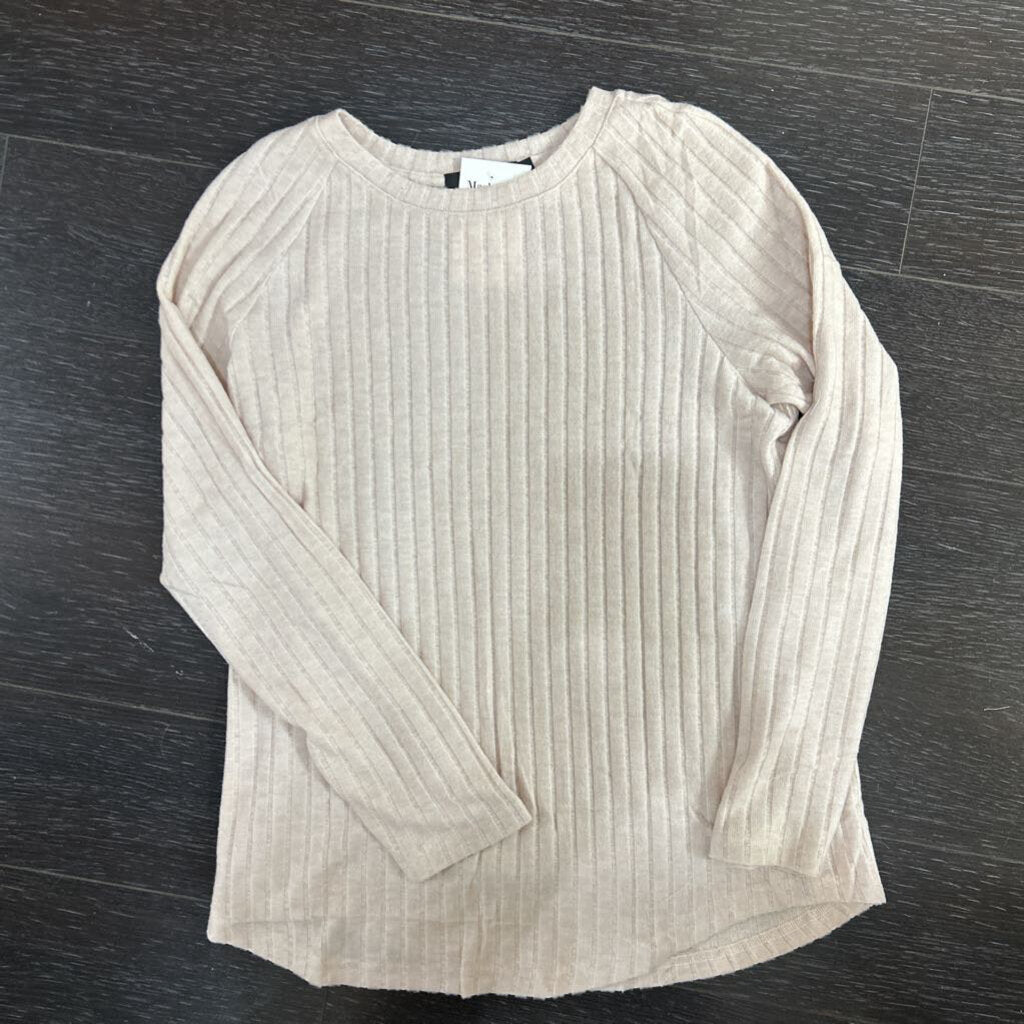 Long Sleeve Ribbed Apricot