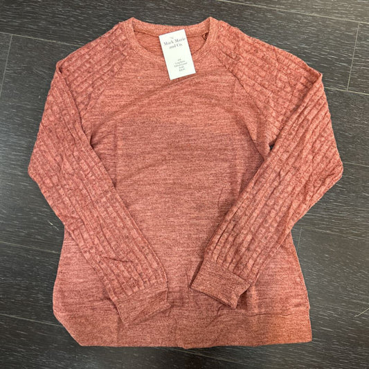 Long Sleeve Ribbed Caramel