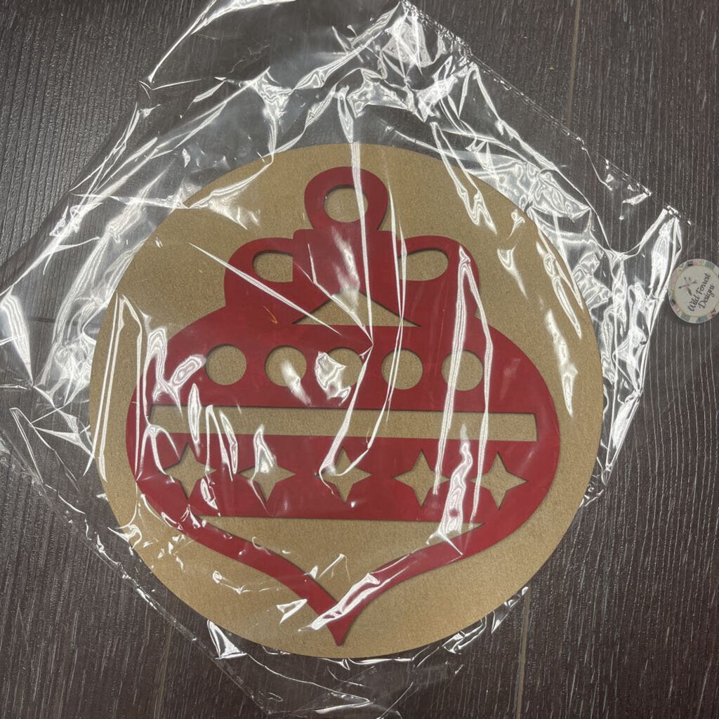 CAE Red Gold Ornament