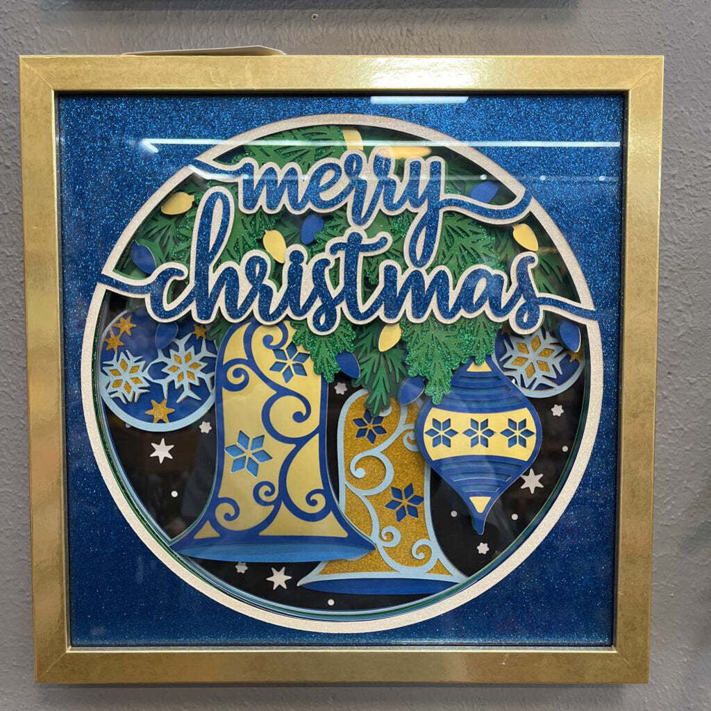 Gold Merry Christmas