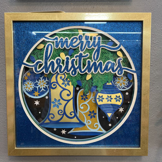 Gold Merry Christmas