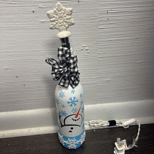 Snowman And Snowflakes