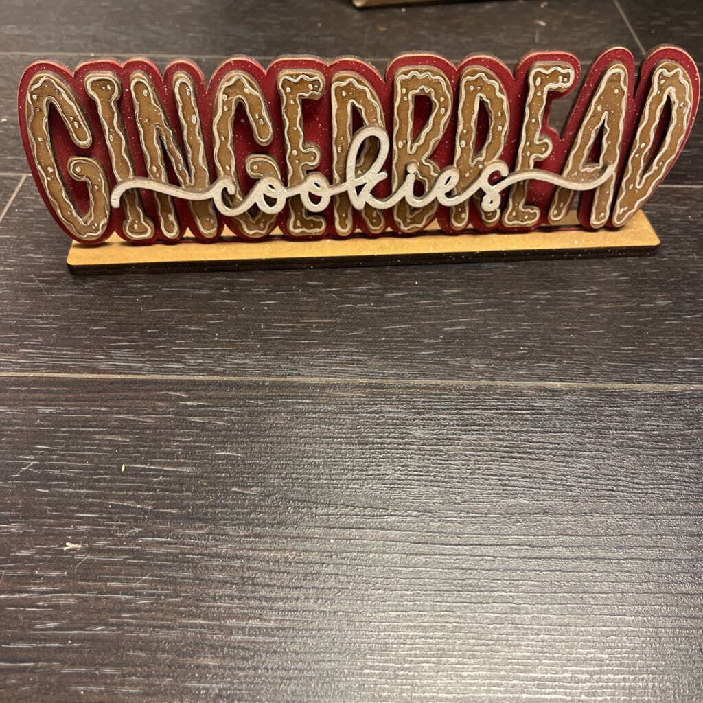 Gingerbread Cookies Sign