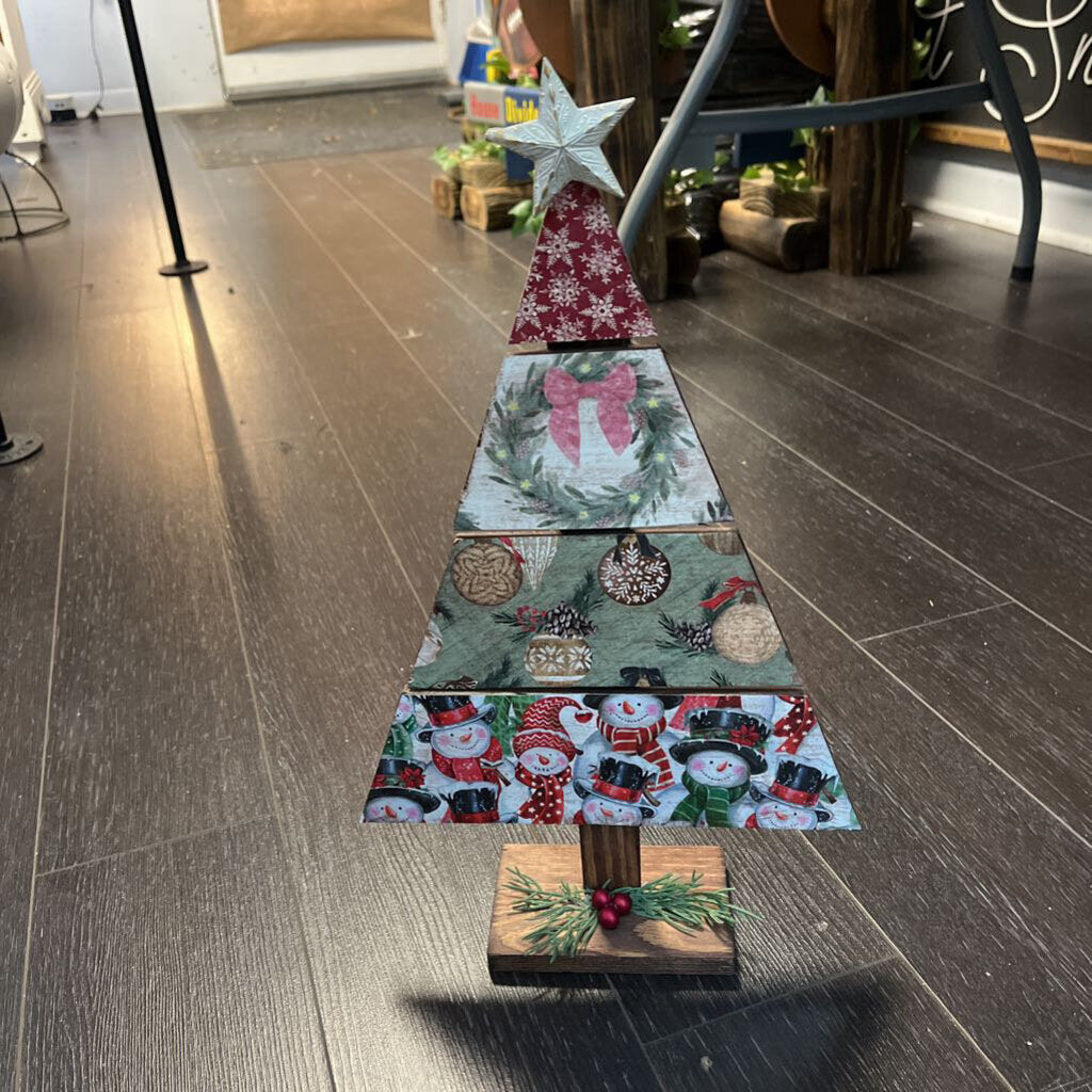 Decoupage Christmas Trees w/Star
