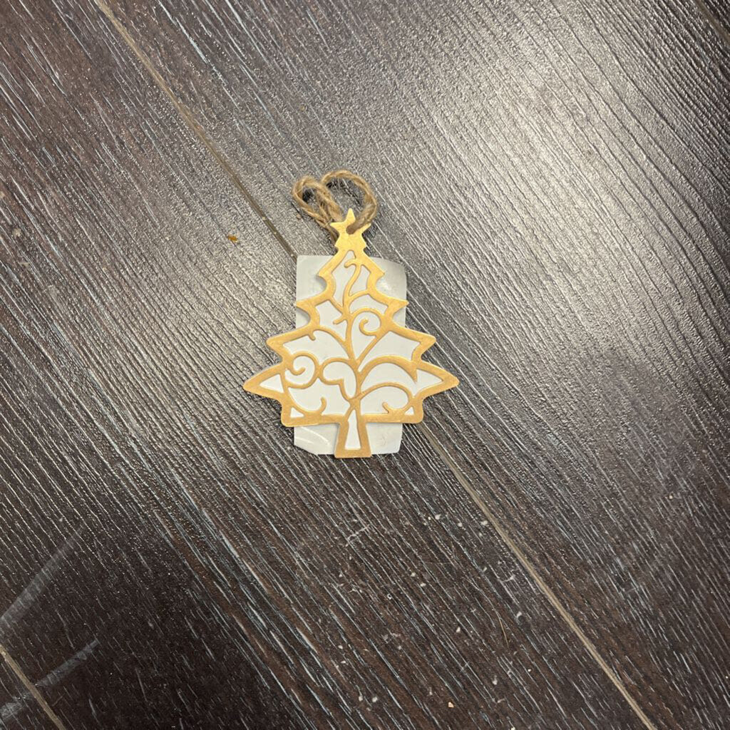 Chrome Tree Ornament