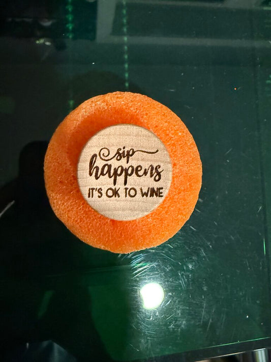 Wine Stopper Sip Happens