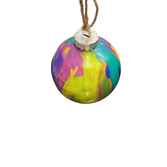 Tie Dye Ornament