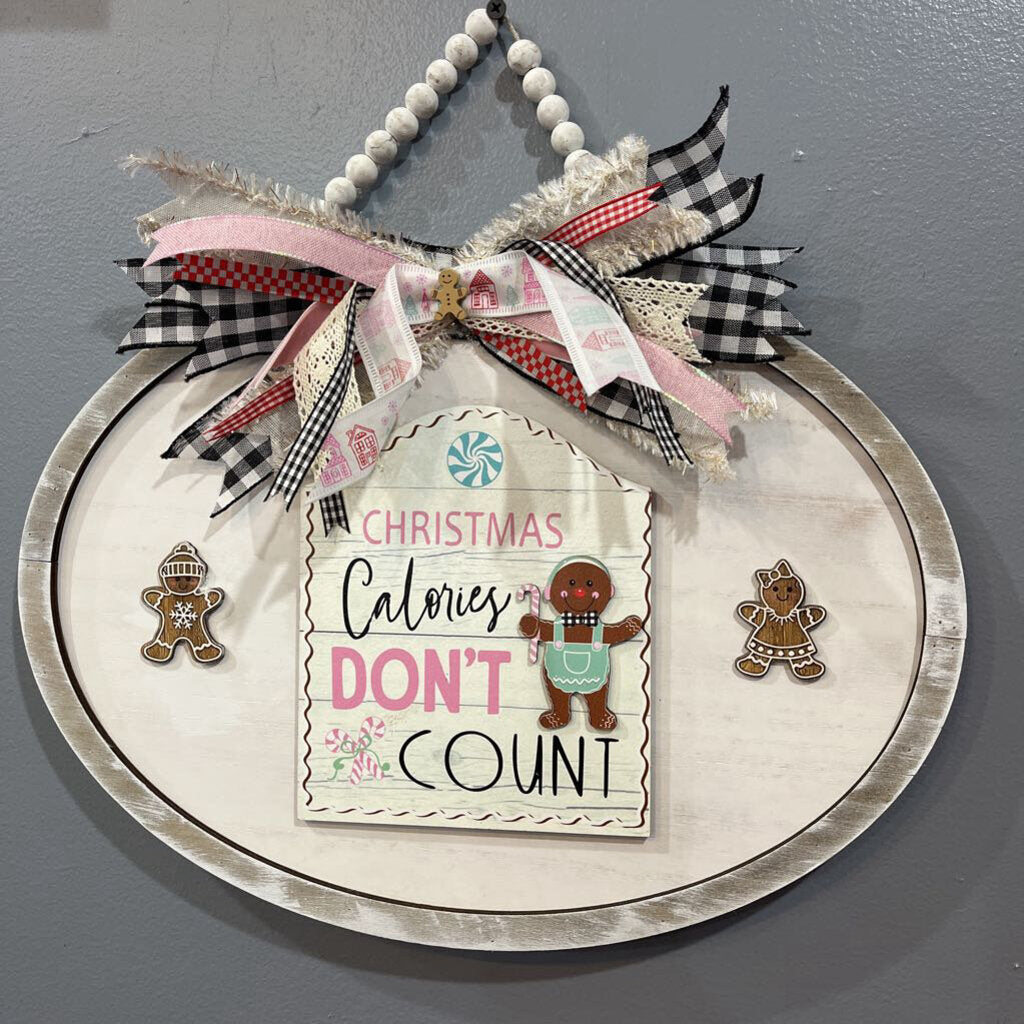 Christmas Calories Don't Count Oval