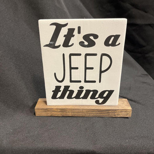 It's a Jeep thing Black & White