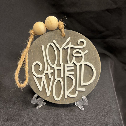 Joy to the World Lg Ornament