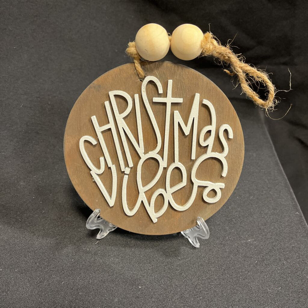 Christmas Vibes Lg Ornaments