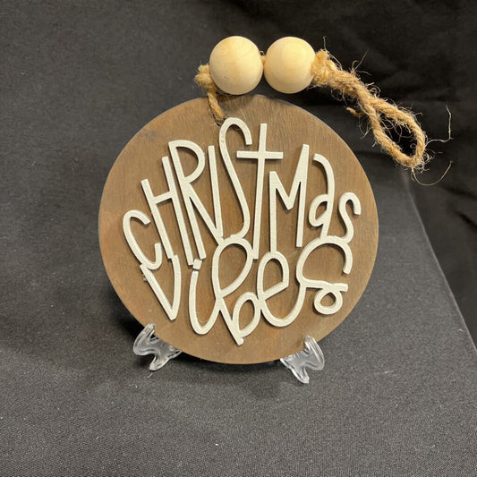 Christmas Vibes Lg Ornaments