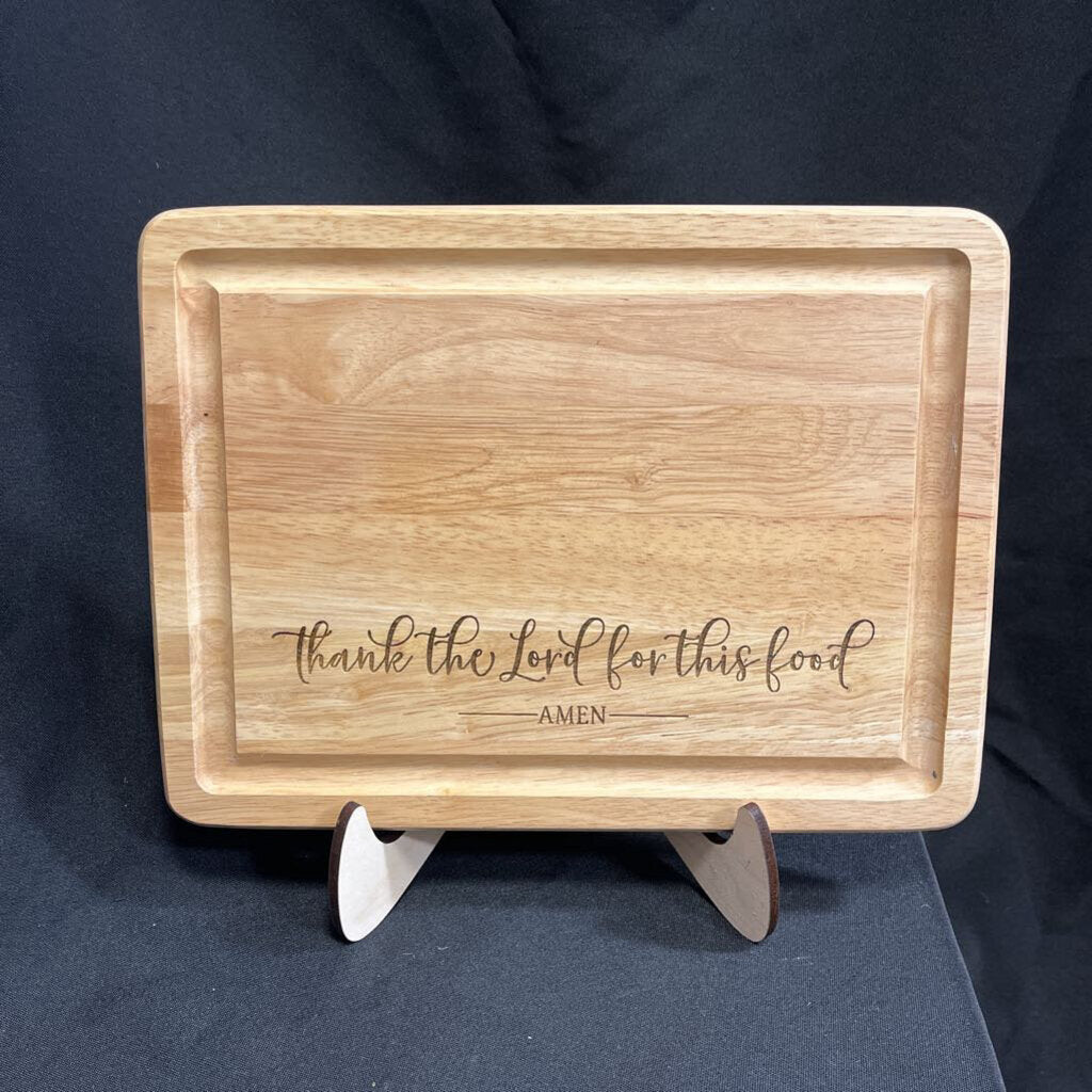 Thank the Lord cutting board