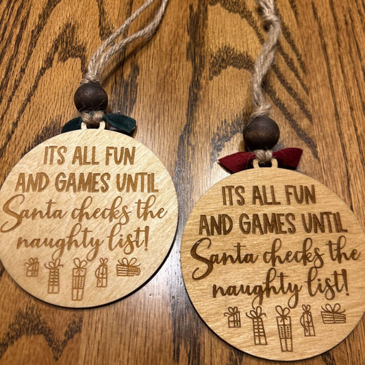 Fun and Games Ornament