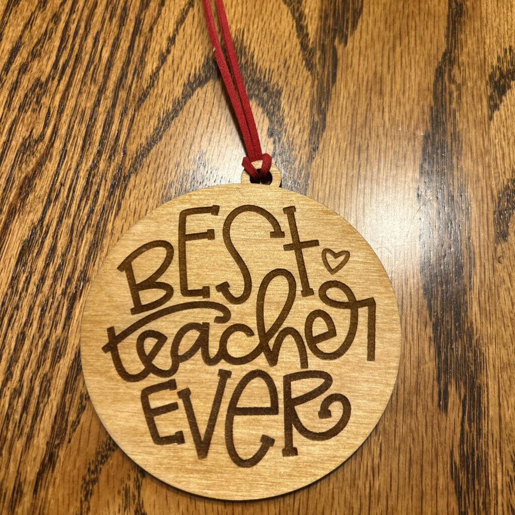 Best Teacher Ornament