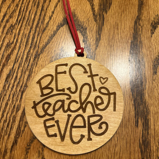 Best Teacher Ornament