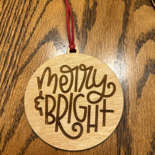 Merry & Bright Ornament