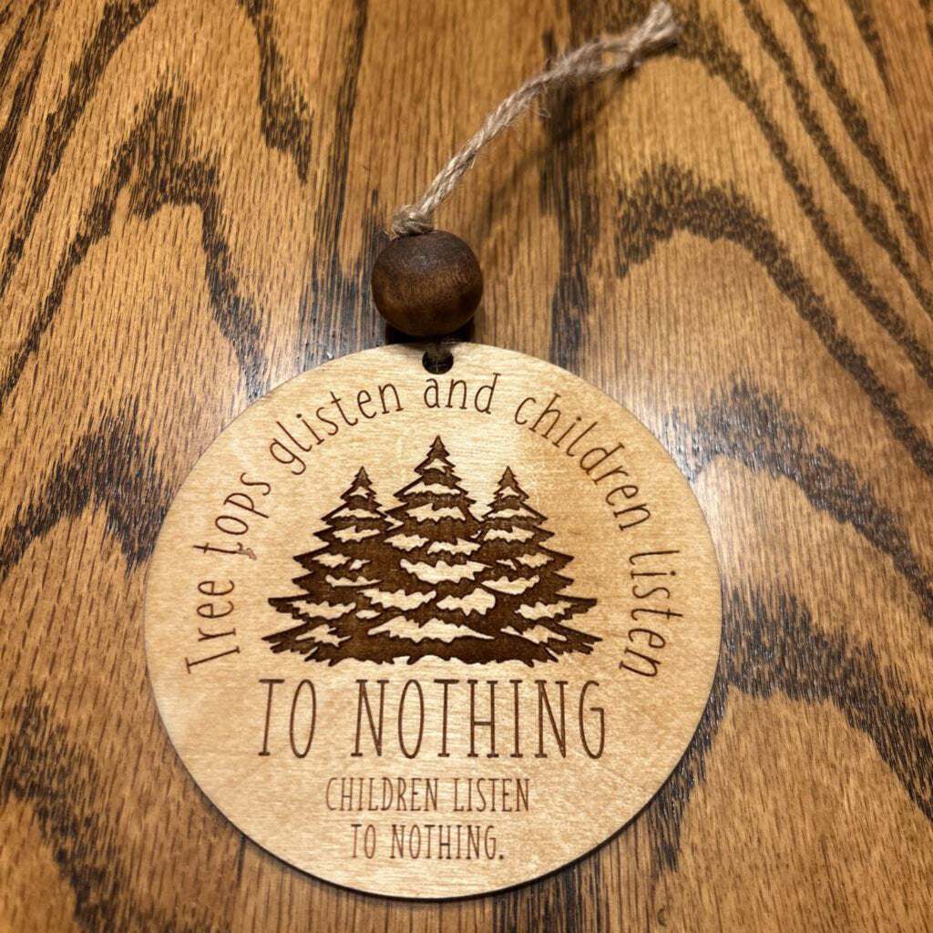 Childrens Listen Ornament