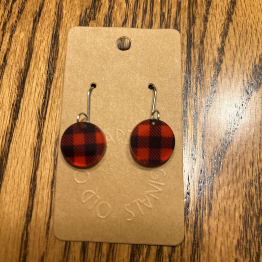 Buffalo Check Petite Earring