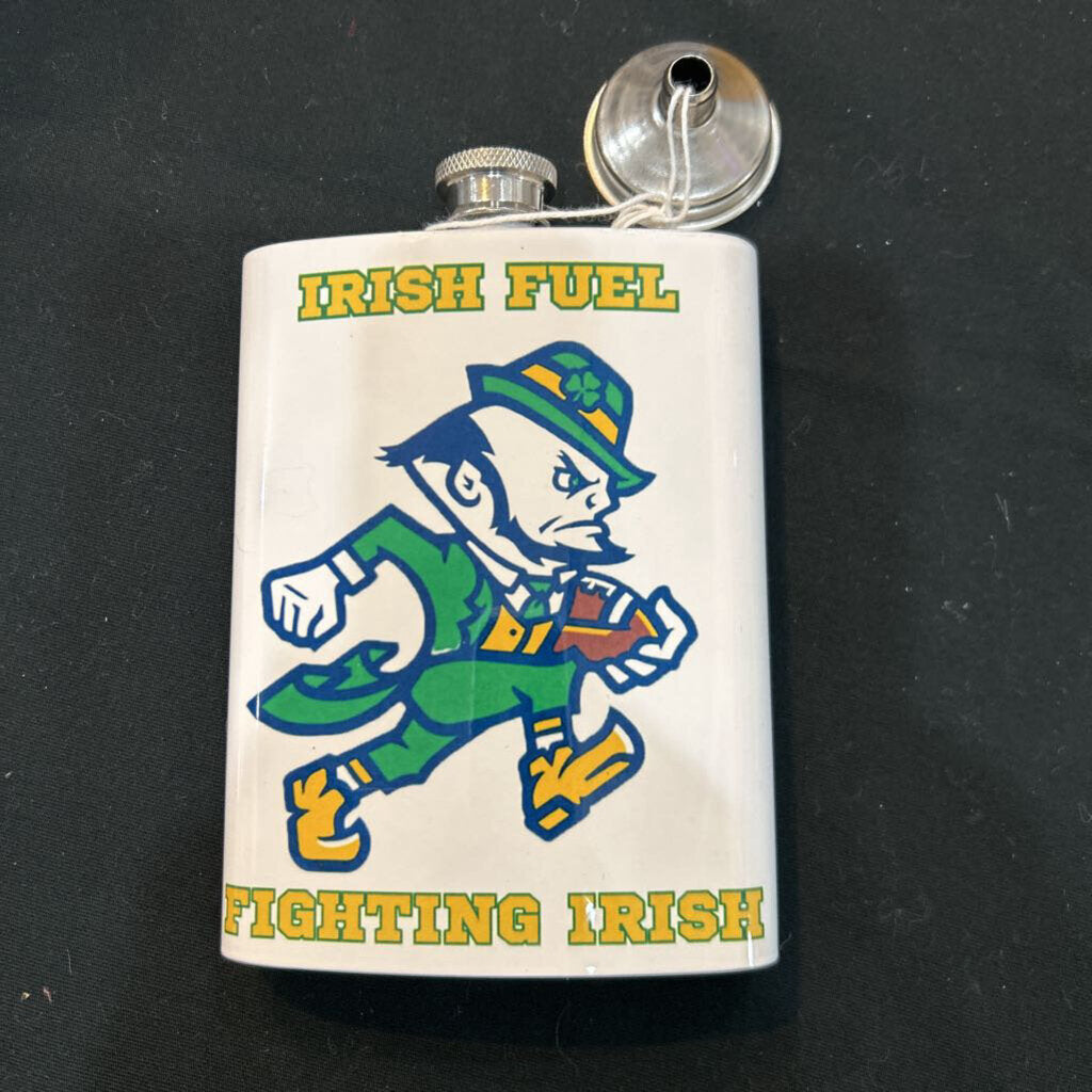 8oz Flask - ND New Leprechaun