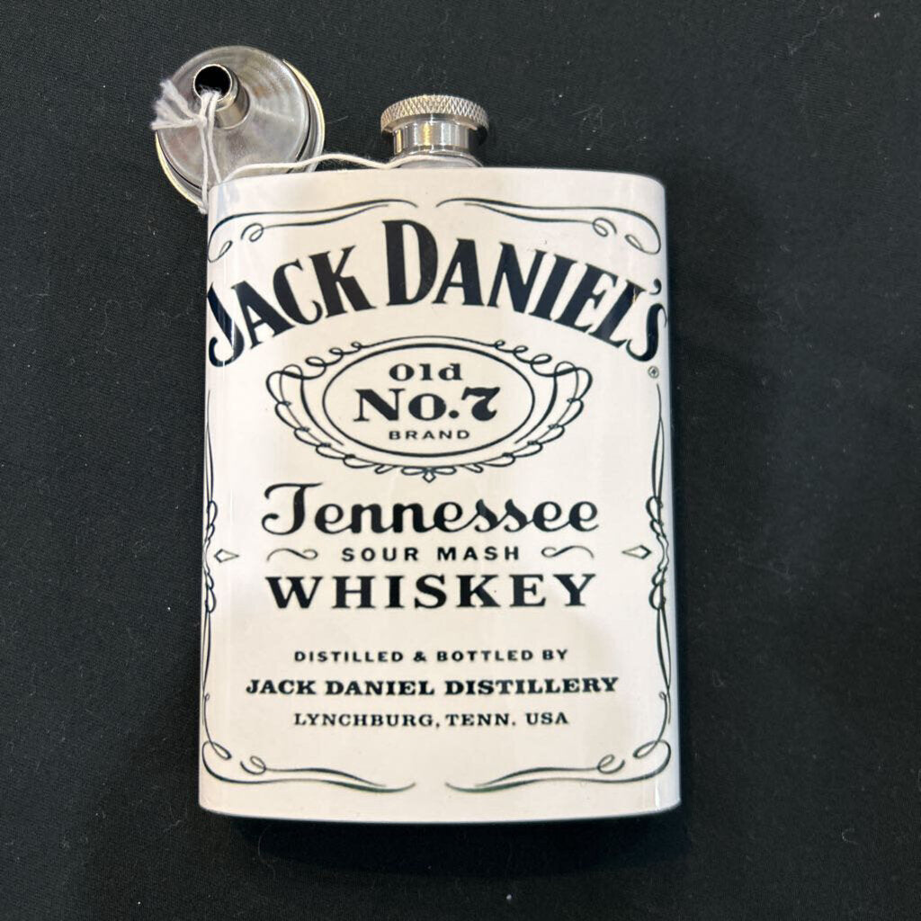 8oz Flask - Jack Daniels Logo
