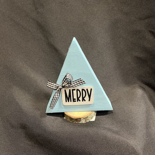 Mini Christmas triangle (merry)