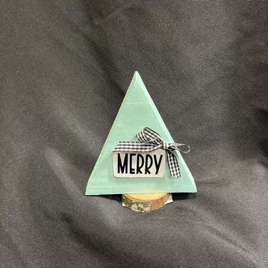 Mini Christmas triangle (merry)