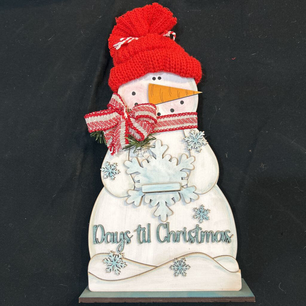 Days Til Christmas Snowman