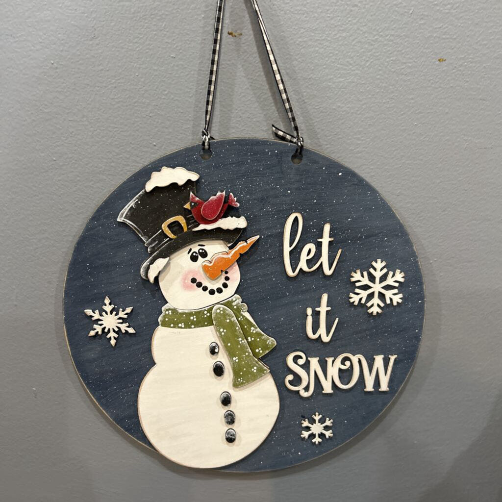 Let it Snow Door Hanger