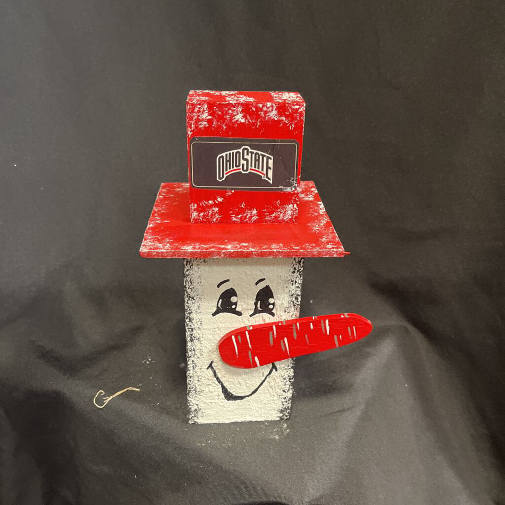 Ohio State Timber Snowman