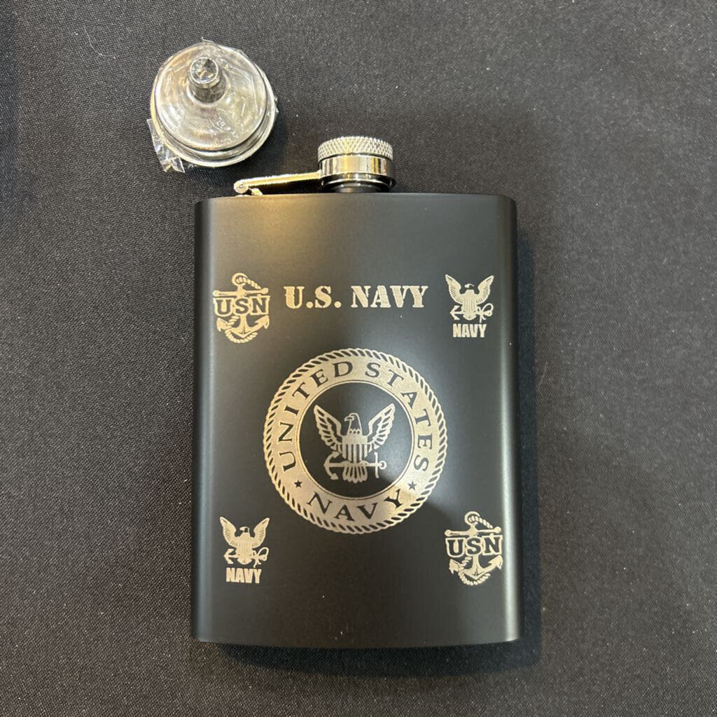 Flask Navy 8oz