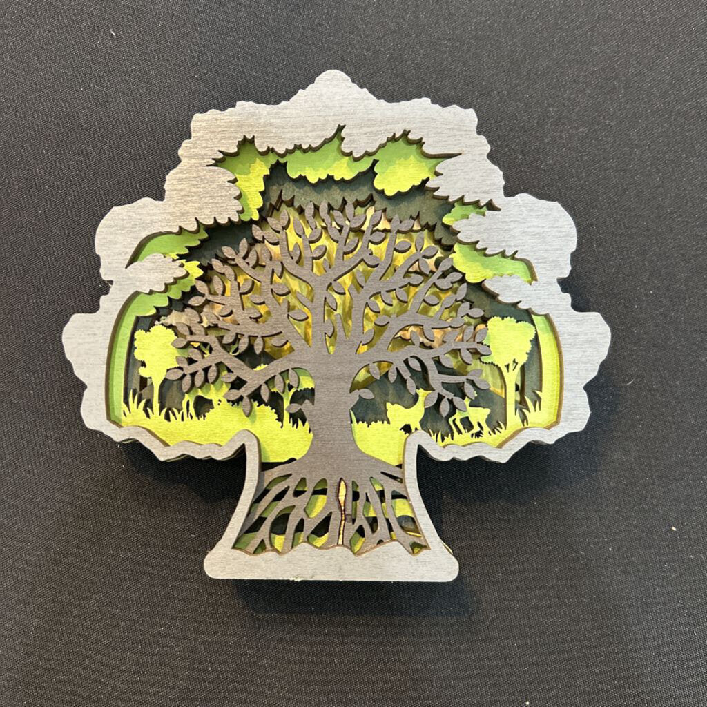 Tree Layered 3D Decor
