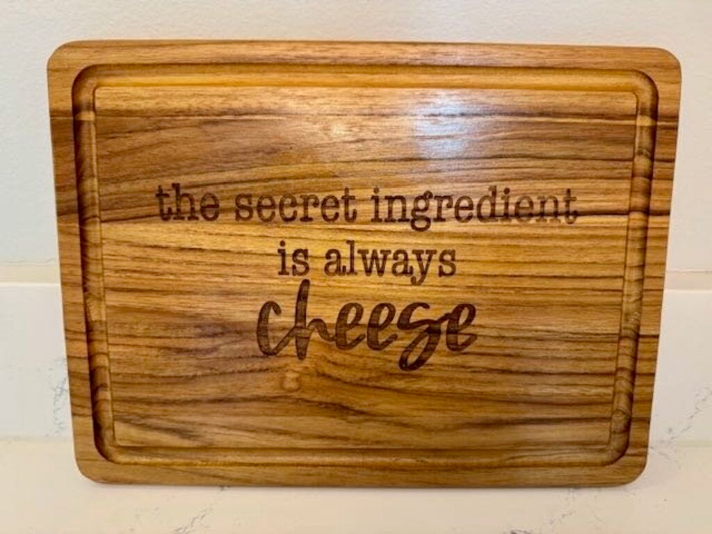 Cutting Board The Secret Ingredient Cheese