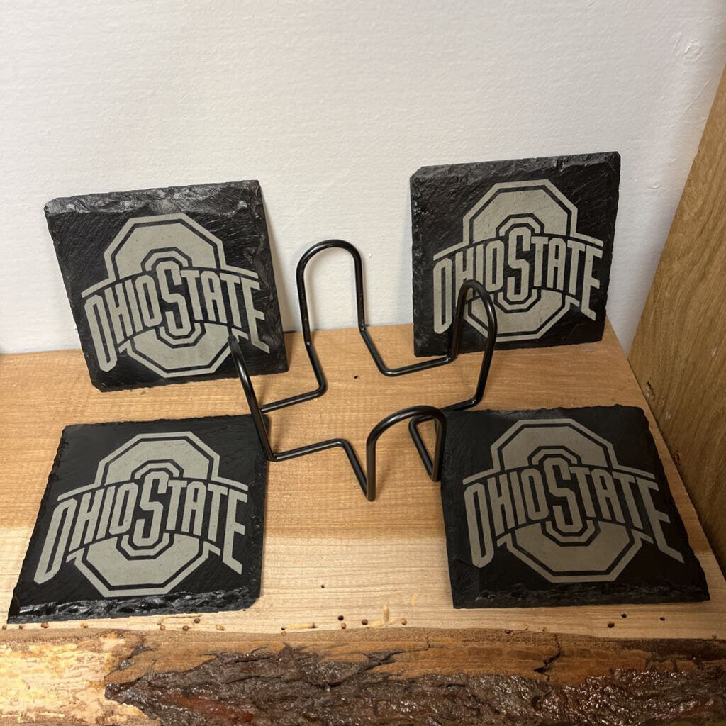 Ohio State Coasters Set of 4