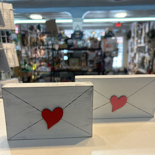 Valentines Day Wooden Envelope