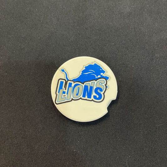 Detroit Lions Criss Cross Car Coaster