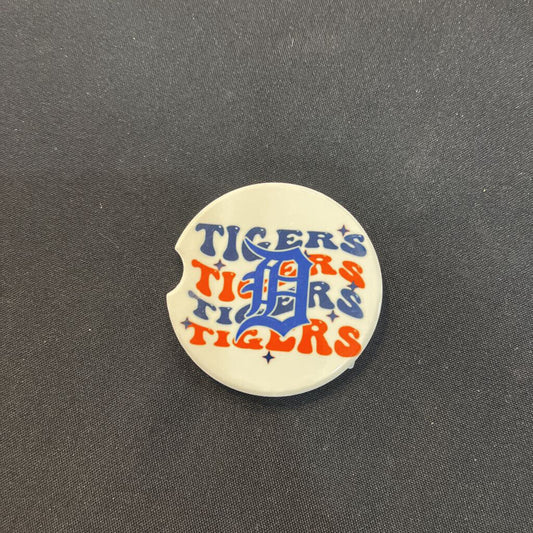 Detroit D on Tigers Car Coaster