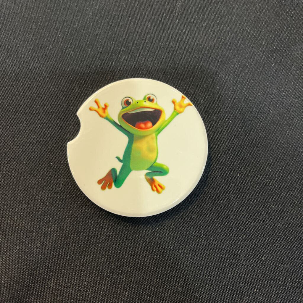 Happy Frog Car Coaster