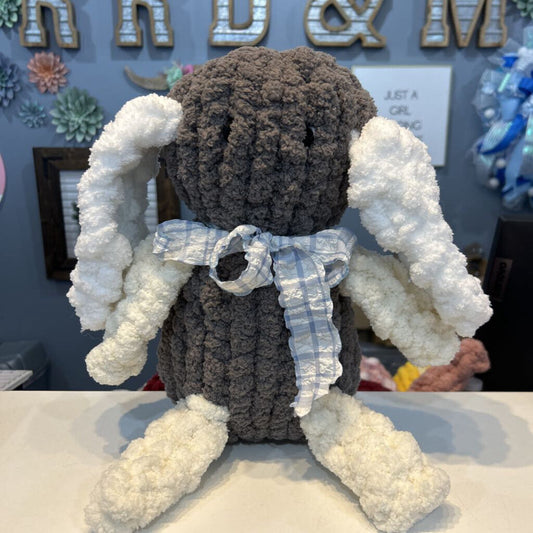 Floppy Ear Cuddle Bunny Gray & White