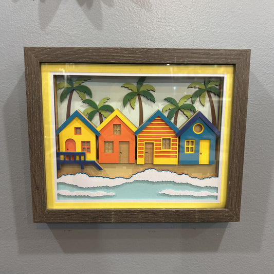 Shadowbox Beach House 8x10