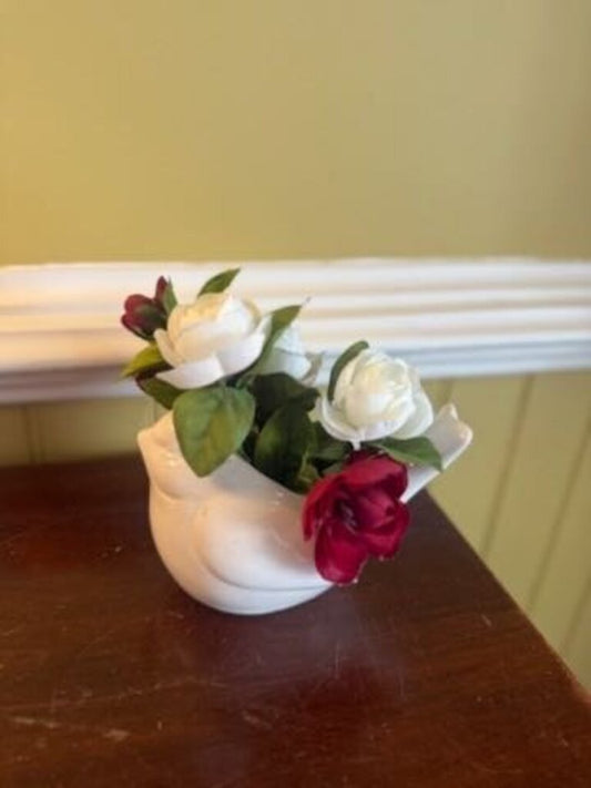 Floral Tapletop Bird