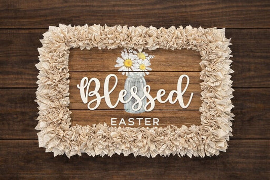 Book Page; Blessed Wood Wall Art