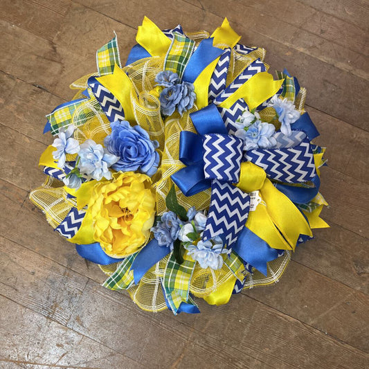 Blue & Yellow Floral