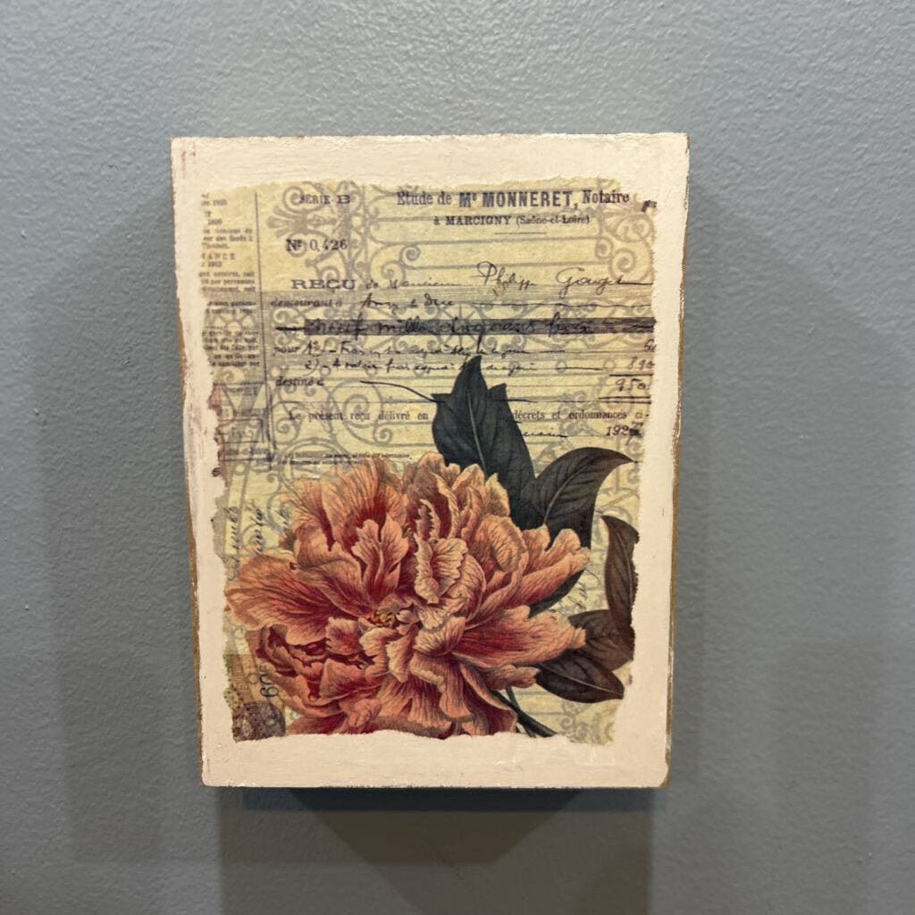 Decor Floral Wood med