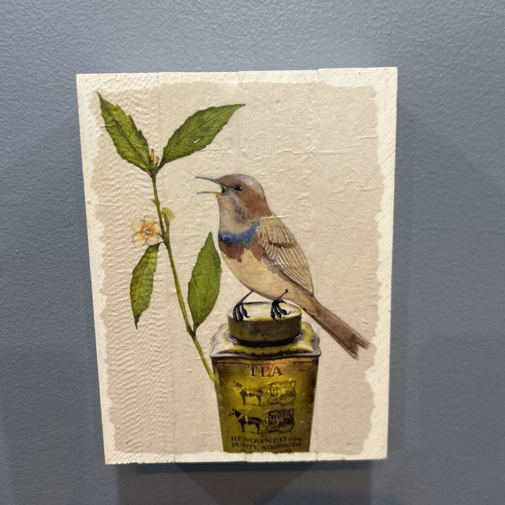 Decor Floral Wood Small