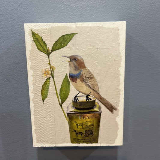 Decor Floral Wood Small