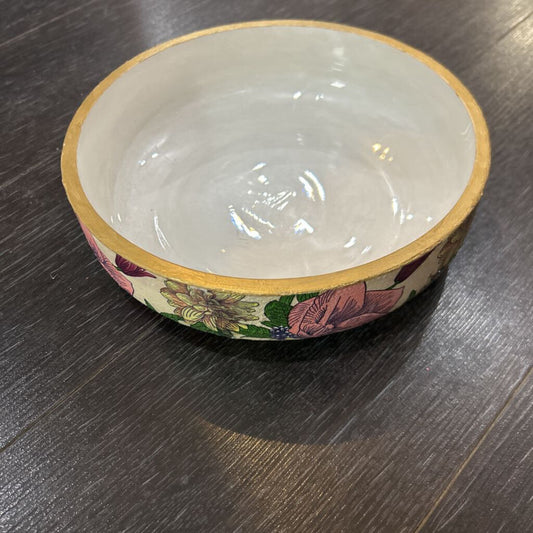 Small Floral Glass Bowl